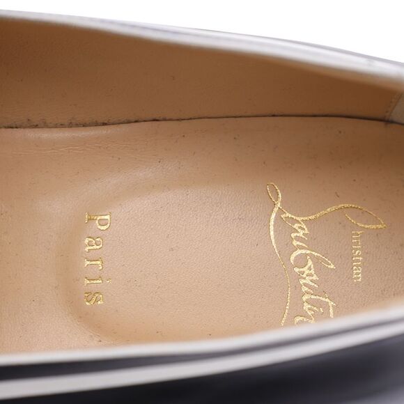 Christian Louboutin Magic Moc Penny Loafers in Black and White Leather - Picture 6 of 10